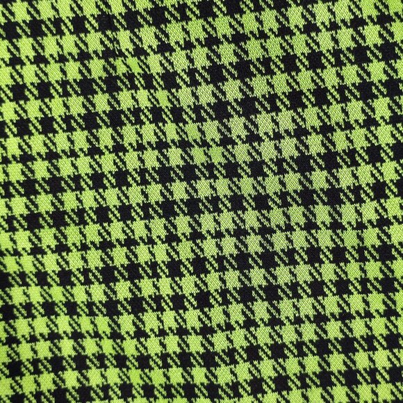 Bershka romper women's size XS green and black colour houndstooth pattern - Picture 7 of 11